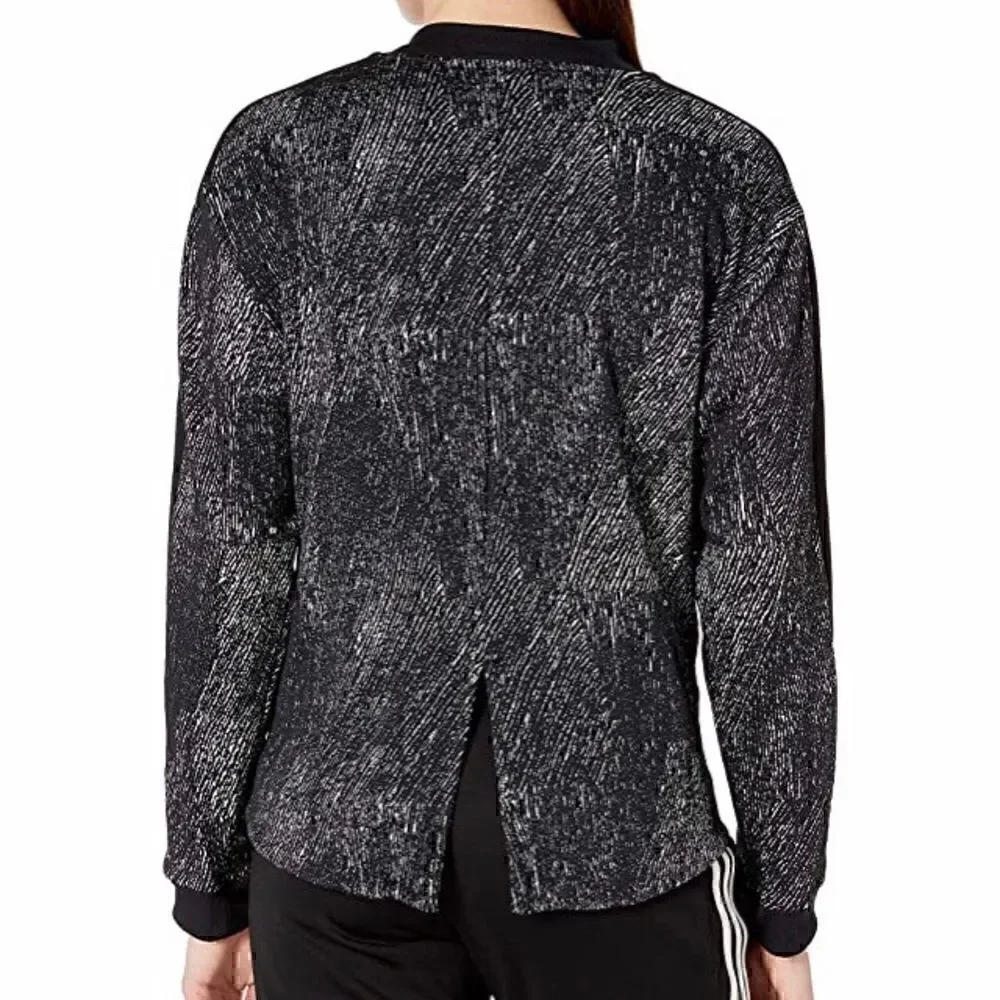 NEW! Adidas Womens Athletics Statement Jacket-L - Picture 2 of 14